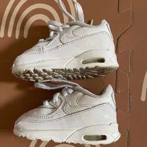 Nike Kids White Air Max Sneakers
